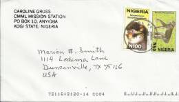 NIGERIA CC A USA SELLOS SIMIOS MAMIFEROS MONOS - Chimpanzees