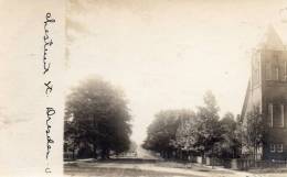 Chestnut Street Dresden OH Old Real Photo Postcard - Andere & Zonder Classificatie