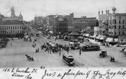 Lima OH Main Street & Tram 1905 Postcard - Sonstige & Ohne Zuordnung