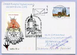 PM 8103404 KRAMPUS Weihnachtsflug 2012 Wien - Oberndorf Ab Deutschland Marke, Stempel Und Karte Gruss Vom Krampus (872) - Timbres Personnalisés