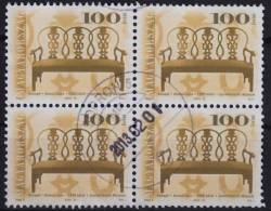 2001 - Hungary - Four ANTIQUE FURNITURE - Settee Couch Chair - Used - SOPRON - Usati