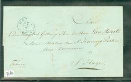 FRANCO BRIEFOMSLAG Van KLUNDERT Naar 's-GRAVENHAGE Rood Lakzegel WDM (7283) - ...-1852 Voorlopers
