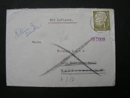 ==  BRD Heuss  EF USA 1959 - Lettres & Documents