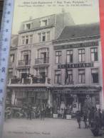6 Postkaarten Hasselt  Au Trois Pistolets"h,cafe,gr Place-intérieur De La Gare-rue Bamps-rue De Diest- - Hasselt