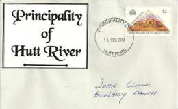 Lettre De La Principauté De Hutt River (Western-Australia), Circulation Interieure (RARE) - Otros - Oceanía