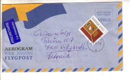 GOOD SWEDEN Postal Cover To ESTONIA 2001 - Good Stamped: Post / Letter - Cartas & Documentos