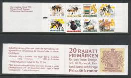 Sweden 1990 Facit #: H406. Discount Stamps XII - Beekeping, MHN (**) - 1981-..