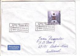 GOOD SWEDEN Postal Cover To ESTONIA 2002 - Good Stamped: Church With Special Cancel - Lettres & Documents