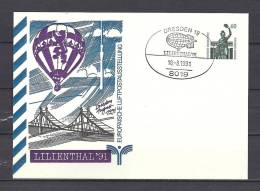 DUITSLAND , 18/08/1991 Lillienthal - DRESDEN  (GA8547) - Zeppelins