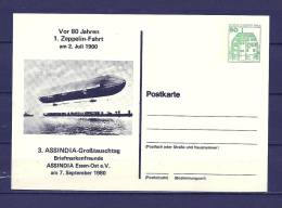 DUITSLAND , 07/09/1980 80 Jahren Zeppelin Fahrt   (GA8550) - Zeppelins