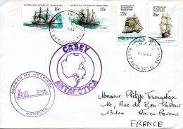 ANTARCTIQUE AUSTRALIEN. Enveloppe Polaire De 1986. Base Casey Antarctica. - Onderzoeksstations