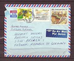 SINGAPORE, Air Mail  (GA8771) - Abeilles