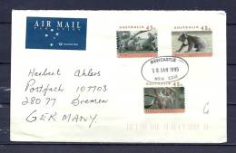 AUSTRALIE, 30/01/1995 Air Mail - NEWCASTLE  (GA8908) - Zwanen