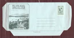 ST LUCIA, Air Mail Aerogramme  (GA8939) - Marine Web-footed Birds