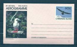 Christmas Island, By Air Mail Par Avion Aerogramme  (GA8965) - Palmípedos Marinos