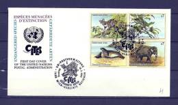 VEREINTE NATIONEN,  18/03/1994 First Day Cover Of The United - WIEN  (GA9003) - Penguins