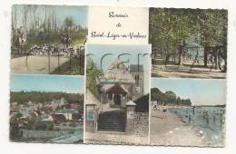 Saint-Léger-en-Yvelines (78) :5  Vues Dont La Plage Et Chasse à Cour En 1959 (animé). - St. Leger En Yvelines