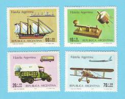 ARGENTINE ARGENTINA AVION CAMION BATEAU 1977 / MNH** / CR 79 - Unused Stamps