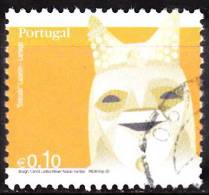 PORTUGAL-2005, Máscaras Portugal Emissão Base E Selos Autoadesivos (1.º Grupo De Cada Tipo)  € 0,10 (o) MUNDIFIL Nº 3198 - Oblitérés