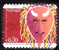 PORTUGAL -2005, Máscaras Portugal Emissão Base E Selos Autoadesivos (1.º Grupo De Cada Tipo) € 0,30 (o) MUNDIFIL Nº 3199 - Gebraucht