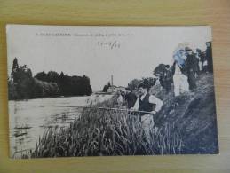 Cp Saint Ouen L' Aumone -  Concours De Pêche , 3 Juillet 1910 , N° 1 - Saint-Ouen-l'Aumône