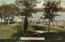 Boat Landing Springfield MA 1910 Postcard - Springfield