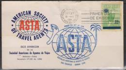 O)1959CUBAFDC,XXIX AMERICAN SOCIETY OF TRAVEL AGENTS-ALCON - FDC