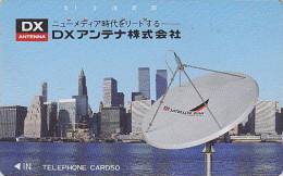 Télécarte Japon / 330-18196 - ESPACE - Parabole DX Antenna - NEW YORK WTC SPACE Japan Phonecard - 342 - Spazio