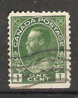Canada  1912  King George V  (o) - Einzelmarken