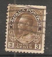 Canada  1912  King George V  (o) - Single Stamps