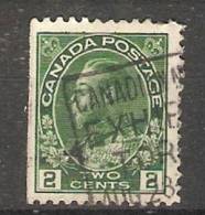 Canada  1922  King George V  (o) - Francobolli (singoli)