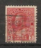 Canada  1922  King George V  (o) - Francobolli (singoli)