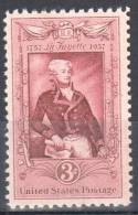 United States 1957 Lafayette Bicentenary Sc 1097 - Mi.720 -MNH (**) - Nuovi