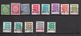 ISRAEL °  YT N  °  LOT DE 13 TIMBRES DONT 783 781 780 779 - Usados (sin Tab)