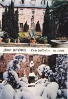 Cp , 67 , MONT SAINT-ODILE , Cour Du Cloître été Et Hiver - Sainte Odile