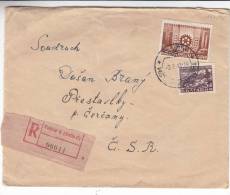 électricité - Industrie - Blé - Bulgarie - Lettre Recommandée De 1939 ° - Storia Postale