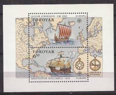 PGL BH0944 - EUROPA CEPT 1992 FOROYAR BF Yv N°5 ** - 1992