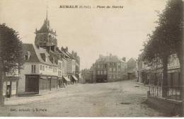 CPA AUMALE (Seine Maritime) - Place Du Marché - Aumale