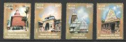 INDIA, 2003, Temple Architecture Set 4 V,  MNH, (**) - Hindouisme