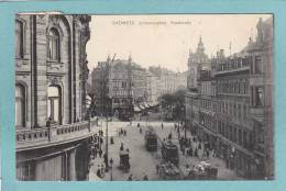 CHEMNITZ  -  Johannisplatz  Poststrasse  - 1910  -  W. H. D.  -  BELLE CARTE ANIMEE  - - Chemnitz