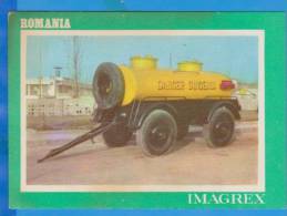 Oil Tanker Tractor Pstcard - Trattori