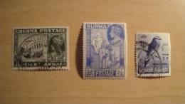 Burma   Mix Lot  Used//MH - Birmania (...-1947)