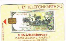 GERMANIA (GERMANY) - DEUTSCHE TELEKOM (CHIP) - 1991 S. REICHENBERGER       K 491 (TIR. 3000) - USED °- RIF. 5661 - Timbres & Monnaies