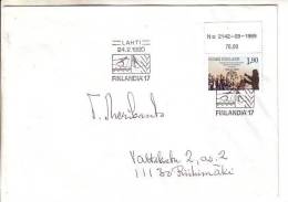 GOOD FINLAND Cover With Special Cancel 1990 - Finlandia 17 - Entiers Postaux