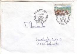 GOOD FINLAND Cover With Special Cancel 1987 - Kaustinen Folk Music Festival - Ganzsachen