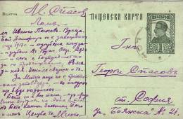 BULGARIA / BULGARIEN 1927 Post Card – Travel - Covers & Documents