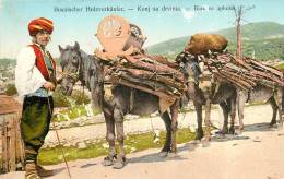 Transport à Cheval Des Piquets En Bosnie & Herzgovine -édit;l J.Studnicka  N° 976 - CPA En Très Bel Etat (voir 2 Scans) - Zonder Classificatie