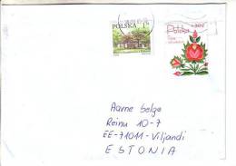 GOOD POLAND Postal Cover To ESTONIA 2005 - Good Stamped: - Briefe U. Dokumente