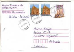 GOOD POLAND Postal Cover To ESTONIA 2006 - Good Stamped: - Briefe U. Dokumente