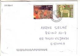GOOD POLAND Postal Cover To ESTONIA 2009 - Good Stamped - Brieven En Documenten